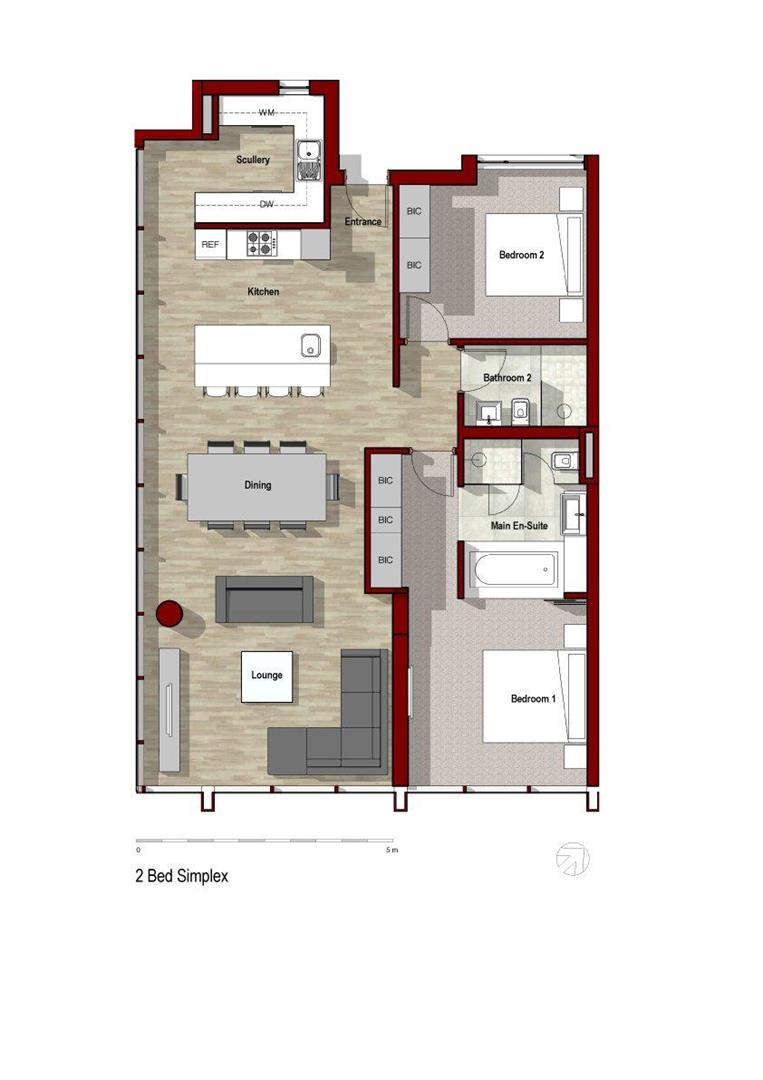 To Let 2 Bedroom Property for Rent in De Waterkant Western Cape